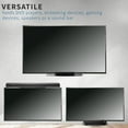 thumbnail image 3 of VIVO Under or Above VESA TV Wall Mount Shelving Bracket AV Component Glass Shelf, 3 of 8