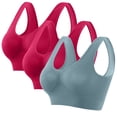 thumbnail image 1 of Xihbxyly Sujetador Deportivo Sin Costuras, Sujetador de Yoga Inalámbrico con Almohadillas Extraíbles, Material Ligero y Transpirable, Estilo Casual, Ideal para Uso Diario, Uso Activo y Verano, Esenci, 1 of 4