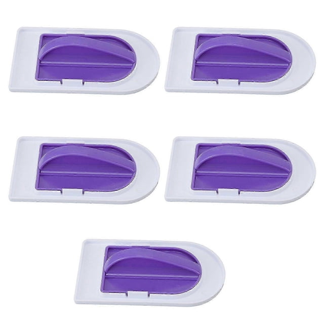 5 piezas de alisador de fondant para pasteles, mango de plástico apto para uso alimentario, diseño de alisador de pasteles para decoración de pasteles en casa o en pastelería.