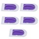 thumbnail image 1 of 5 piezas de alisador de fondant para pasteles, mango de plástico apto para uso alimentario, diseño de alisador de pasteles para decoración de pasteles en casa o en pastelería., 1 of 5