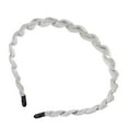 thumbnail image 4 of Unique Bargains 1 Pc Fashion Grace Mesh Fine Twist Headband for Girls for Women 4.92" ID Gray, 4 of 4