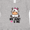 thumbnail image 4 of Inktastic My Aunt Loves Me Girl Cow Girls Toddler Dress, 4 of 5