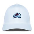 thumbnail image 2 of Men's Levelwear White Colorado Avalanche Zeta Flex Hat, 2 of 4