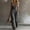 Dark Gray, variant on IUYRTFE Women's Sleeveless V-Neck Loose Fit Jumpsuit with Two Side Pockets Casual Wide Leg One Piece Romper