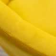 thumbnail image 4 of Noas Velvet Upholstered Tufted Back Swivel Accent Chair in Yellow, 4 of 13