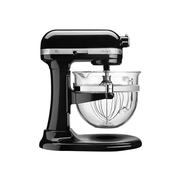 KitchenAid 6 Quart Stand Mixer: Design Series Glass Bowl - Sugar