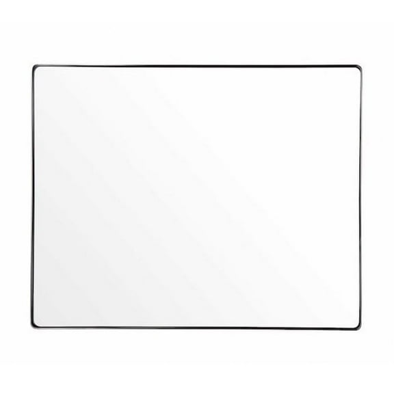 Varaluz Kye 30x24 Rounded Rectangular Wall Mirror - Polished Nickel