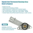 thumbnail image 7 of Engine Coolant Thermostat Housing Assembly for Fiat Palio 2004-2011 92089884 Metal Silver Tone, 7 of 7