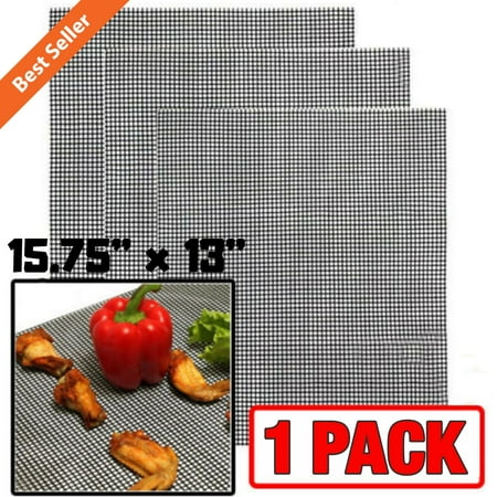 1 Pack Grill Mat BBQ Mesh Non Stick Teflon Cooking Liner Fish Grilling