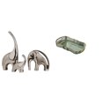 thumbnail image 1 of Estatua de elefante,Estatuas de elefantes de cerámica,figuras de elefantes,decoración,Decoración del hogar Familia Elefantes Estatuas Escultura,Bandeja de almacenamiento,Bandeja rectangular, 1 of 8