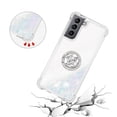 thumbnail image 5 of Funda para Samsung Galaxy S21 5G con Brillo Líquido Flotante, Purpurina, Parachoques y Anillo Giratorio Soporte, 5 of 5