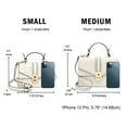 thumbnail image 6 of Scarleton Medium Top Handle Satchel Handbags for Women, Crossbody Bags for Women, H2077, 6 of 7