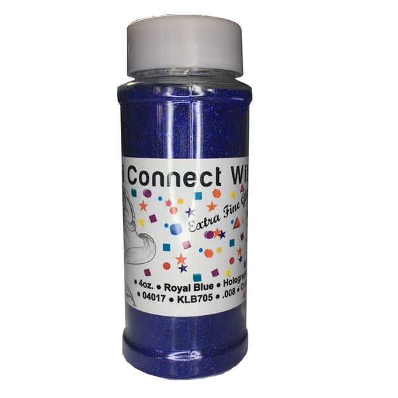 iConnectWith Glitter - Royal Blue, Extra Fine Holographic Glitter