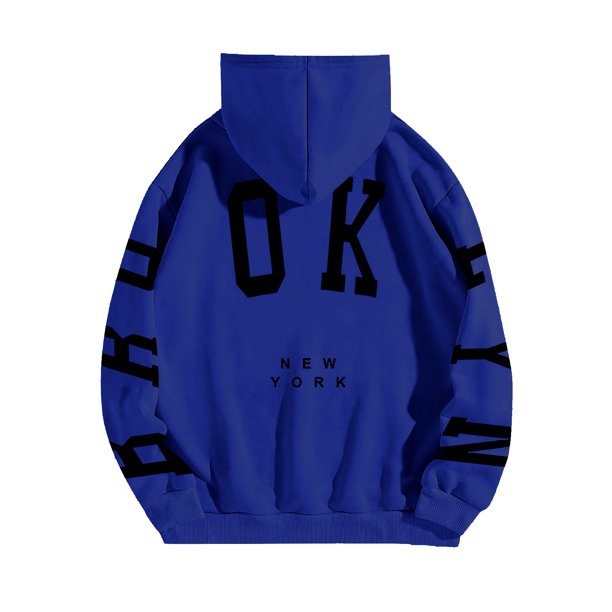 Hooded Sports Tracksuit Unisex Running Outfits Long Sleeve Pullover Hoodies Sweatshirt 2XL