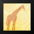 thumbnail image 2 of SD Graphics Studio 20x20 Black Modern Framed Museum Art Print Titled - Giraffe, 2 of 5