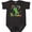Black Leopard, variant on Inktastic Dinosaur Birthday Party Boys or Girls Baby Bodysuit