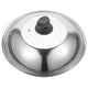 thumbnail image 3 of Tapa de olla de acero inoxidable, tapa visible para sartén, tapa para wok con perilla, 3 of 5