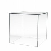 Large Clear Acrylic Counter Top 12 in. Square Display Cube (Pack of 2)