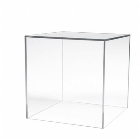 Large Clear Acrylic Counter Top 12 in. Square Display Cube (Pack of 2)
