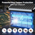 thumbnail image 2 of Rossetta 2-in-1 Solar Bug Zapper Light with Projector, 4500V Waterproof Mosquito Zapper, Dual Power (Solar & USB) for Indoor & Outdoor, Black, 2 of 8