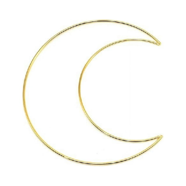 Dsseng Metal Macrame Moon Hoop for Dreamcatcher Making Macrame Project DIY Crafts Ring