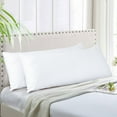 thumbnail image 2 of Evolive Soft Brushed Premium Microfiber Body Pillow Cover 21"x54" Pillowcases with Zipper Closure Set of 2 (Body Pillow Cover 21"x54" Pack of 2, White), 2 of 5