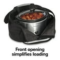 thumbnail image 6 of Hamilton Beach Crock Caddy, Insulated Slow Cooker Bag, 6 of 9