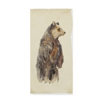 Trademark Fine Art 'Brown Bear Stare II' Canvas Art by Melissa Wang