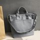 thumbnail image 4 of Cartera de lona Apalfuy Bolsa de estudiante portátil con cuerpo cruzado gris, 4 of 6
