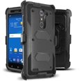 thumbnail image 1 of Compatible avec ZTE ZMax Pro Case, Clip Ceinture Béquille Protection Robuste Intégrale Armure TPU Coque Rigide Sans Protecteur d'Écran pour ZTE ZMax Pro Z981/Grand X Max 2 Noir, 1 of 5