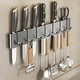 thumbnail image 3 of Zapatero para armario gris multifuncional de pared, organizador minimalista y portacuchillos con adhesivo sin clavos, 12 ml, estante de almacenamiento sencillo., 3 of 4