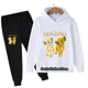 thumbnail image 4 of Ropa para niños de Disney con dibujos animados de animales y Simba, traje de algodón para niñas, sudaderas con capucha y pantalones de El Rey León de dibujos animados, conjuntos casuales de 2 piezas p, 4 of 5