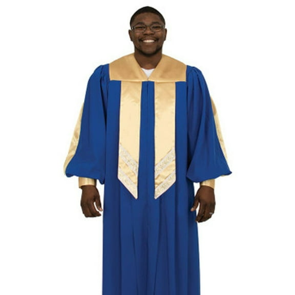 Choir Robe-Festival-Cuffed Sleeve-C37/CT042-Sapphire