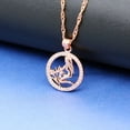 thumbnail image 4 of Uloveido Women Virgo Constellation Necklace with Rose Gold Plated Cubic Zirconia Jewelry Pendant for Friend Women 12 Zodiac Birthday Gift Aug 23rd to Sep 22nd-N1047-Virgo, 4 of 7