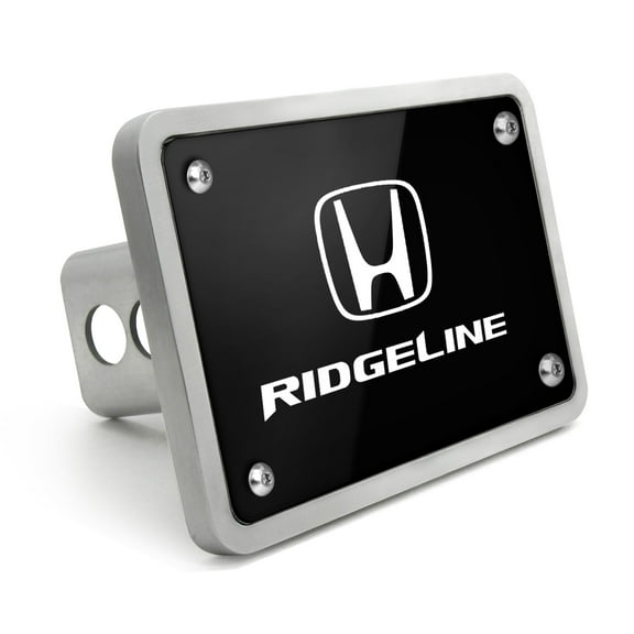 Honda Ridgeline UV Graphic Black Billet Aluminum 2 inch Tow Hitch Cover