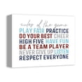 thumbnail image 2 of Creative Products Rules Of The Game 14x11 Canvas Wall Art, 2 of 5