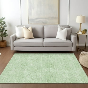 Addison Rugs Chantille Indoor/Outdoor Transitional Geometric Mint Washable Rectangle Rug, 9' x 12'