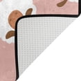 thumbnail image 4 of SKYSONIC Lightweight Soft Area Rugs White Sheep On Pink Floor Mat for Kids Playing Room Hardwood Floor Living Room Nursery Rugs, 60x39 in, 4 of 6
