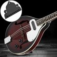 thumbnail image 4 of Mandolin Tailpiece Black 8-String Screws Triangular Parts Musical Instrument Accessories, 4 of 4