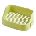 thumbnail image 2 of ZLight Pets Toilet Potty Trainer Tray with Snap Fastener Pet Pan Rabbits Litter Box Pink Green 36x24x15.5CM, 2 of 6
