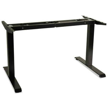 UPC: 0042167600433 | Alera 2-Stage Electric Adjustable Table Base 27 1/4  to 47 1/4  High Black HT2SSB