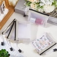 thumbnail image 3 of 5Pcs 3 x 4.5 Inch Mesh Cosmetic Pouch Zipper Mesh Makeup Bag Mini Toiletry Travel Cases Multipurpose Nylon Make Up Accessories Organizer for making, 3 of 6