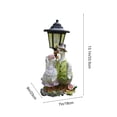 thumbnail image 3 of DAMAI Solar Goose Garden Stalue Outdoor, Goose Figurine Flower Pot Decor with Solar Lantern for Yard Art Lawn Ornaments, Gardening Gifts for Mom, 3 of 6