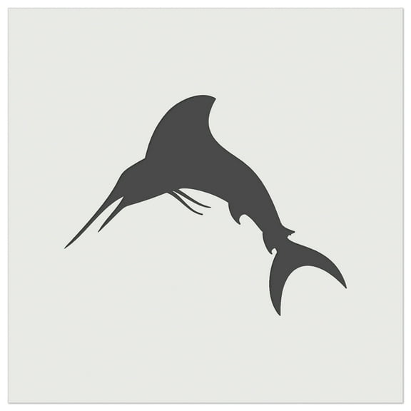 Marlin Fish DIY Cookie Wall Craft Stencil - 5.5 Inch