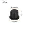 thumbnail image 2 of Uxcell High Temp Silicone Plug Solid Silicon Stopper 12.5mm Black, 2 of 7