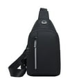thumbnail image 2 of Crossbody Bag for Womens Mens Multipurpose Sling Bags Chest Shoulder T Sling Purse Strap Travel Bag with Earphone Hole, 2 of 8