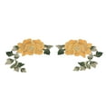 thumbnail image 4 of Parches bordados, 1 par de parches para ropa con bordado de flores, parches de flores de alto rendimiento, 4 of 12