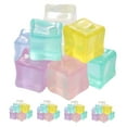 thumbnail image 5 of IDEANATEGRATE 50Pcs Resin and Silicone Fake Ice Cubes Luminous and Reusable for Parties and Home Decoration, 5 of 8