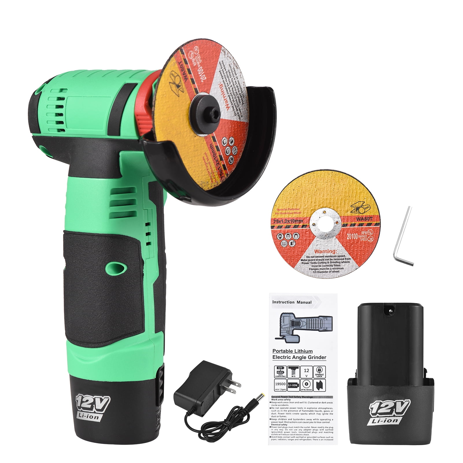 Meuleuse D’Angle Sans Fil 18V Makita Compatible 125 Mm – Moteur Sans Balais 12000 Tr/min + Couvercle Protection