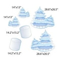 thumbnail image 3 of VictoryStore It's A Marshmallow World Christmas Yard Decorations Display, Outdoor Holiday Decor 10 PC SET (13637), 3 of 8